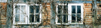 historische Fenster im Fachwerkhaus