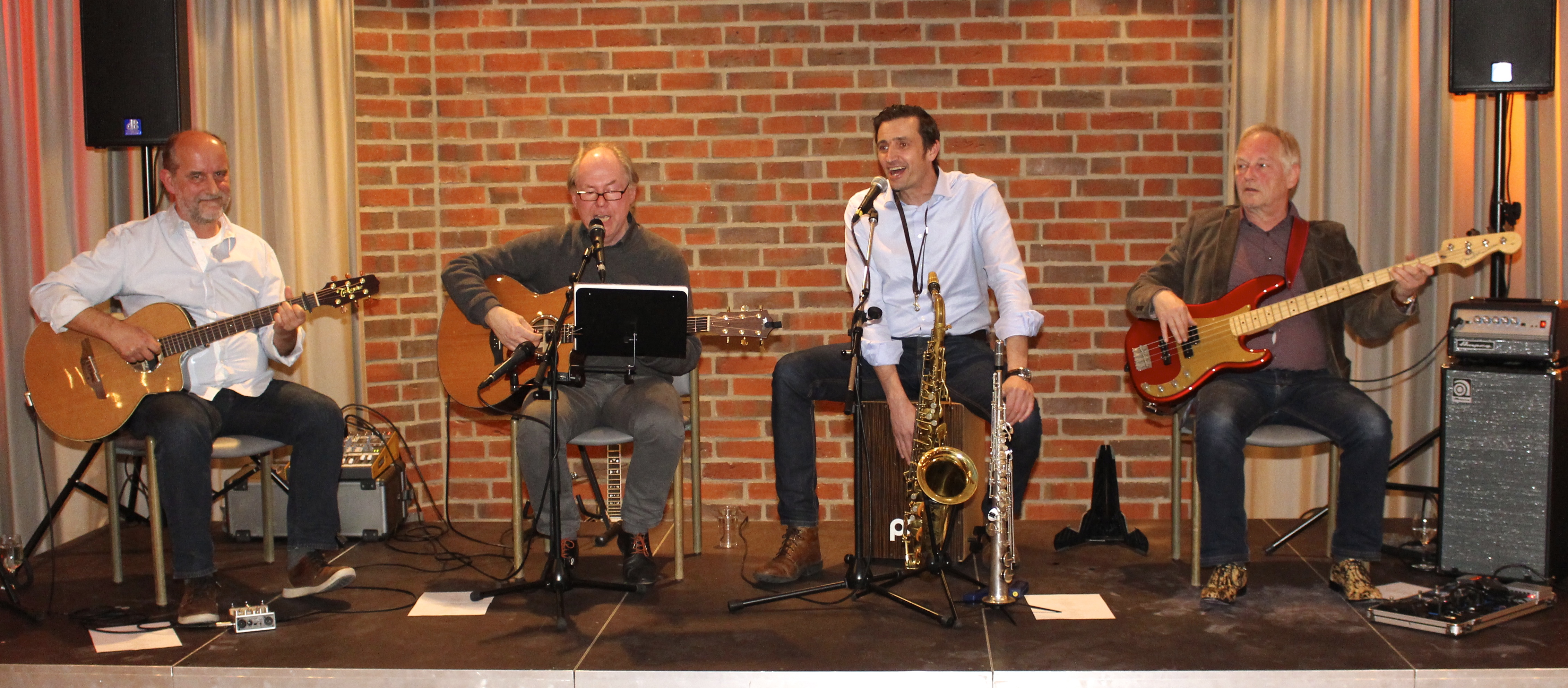 Die plattdeutsche Band Pattu am 8. April 2016 im Rathaus Everswinkel