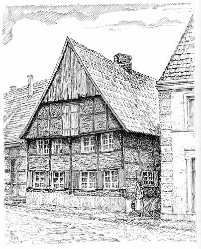 Das Fachwerkhaus Rodenburg, Warendorfer Straße 2
