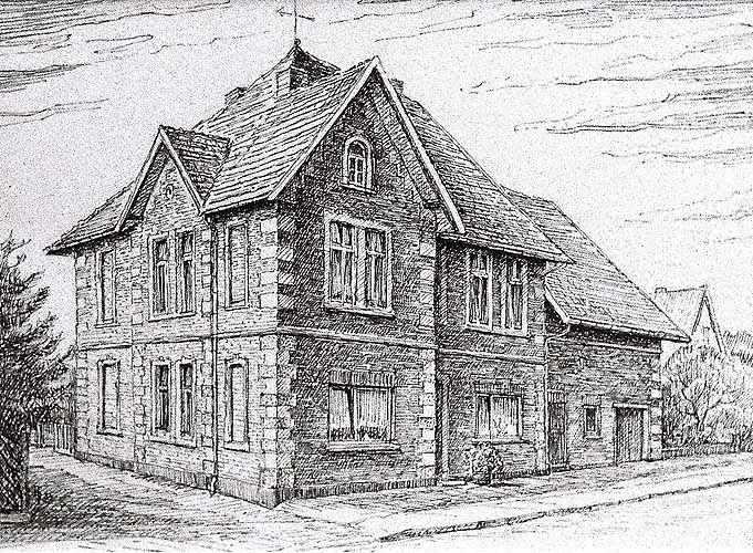 Bahnhofstraße 13 im Zustand der 1980er Jahre