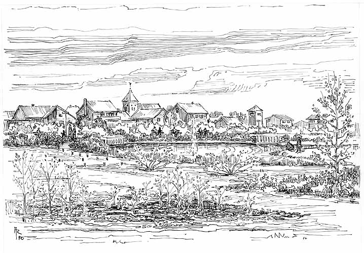 Das frühere Naherholungsgebiet an der Straße Am Haus Borg