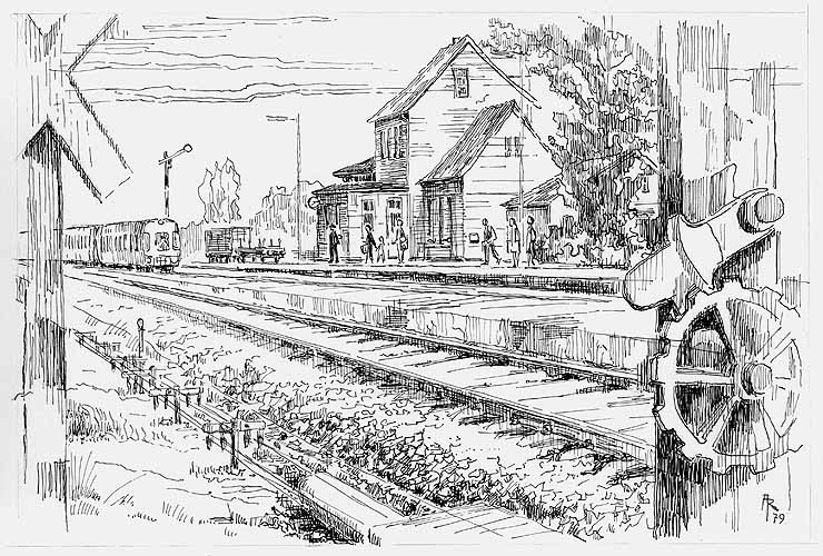Der Bahnhof Raestrup-Everswinkel in Müssingen an der B64