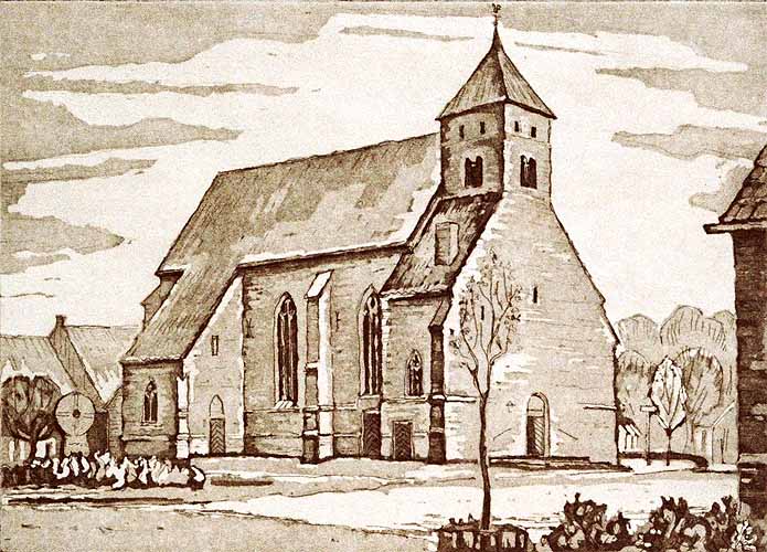 Die St.-Agatha-Pfarrkirche in Alverskirchen