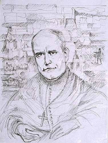 Bischof Wilhelm Emmanuel von Ketteler (1811-1877) Bischof von Mainz und deutscher Politiker 