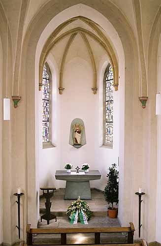 Innenraum der Kriegergedchtniskapelle