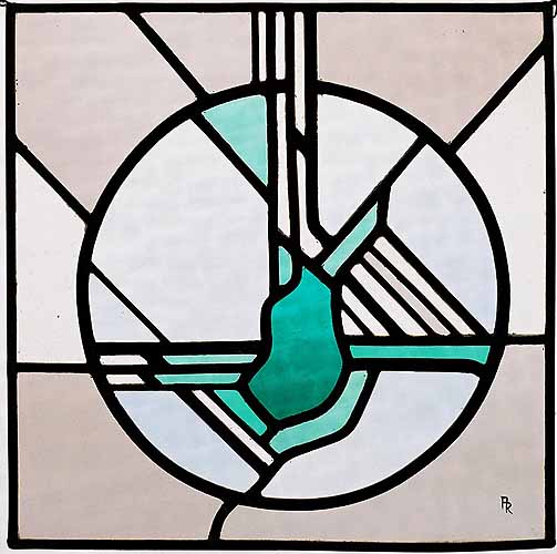Vier Fenster ohne Titel, hier: Grn