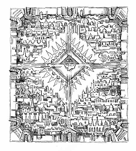 Die himmlische Stadt Jerusalem
