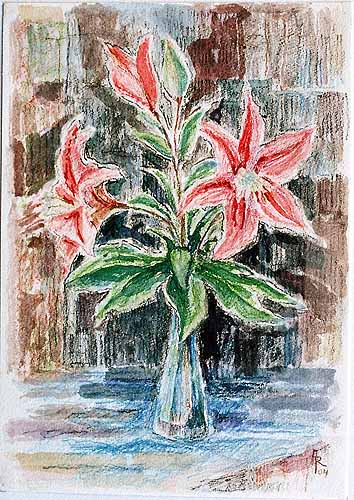 Stilleben mit Lilien 2