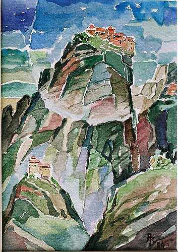 Griechenland, Meteora- Felsenklster 1