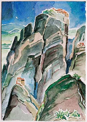 Griechenland, Meteora- Felsenklster 3