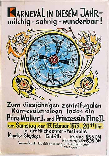 Plakat zum Kolping-Karnevalsfest 1979